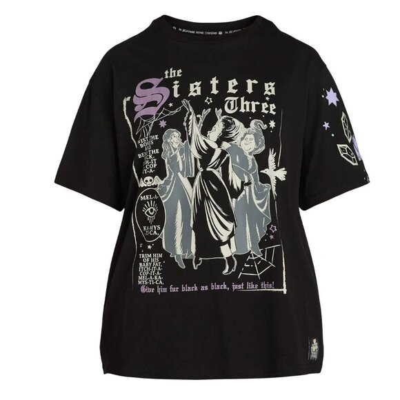 Disney Hocus Pocus Sanderson Sisters Womens Graphic T Shirt - Picture 1 of 9